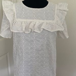 Rachel Parcell Marseille Eyelet Top Medium
